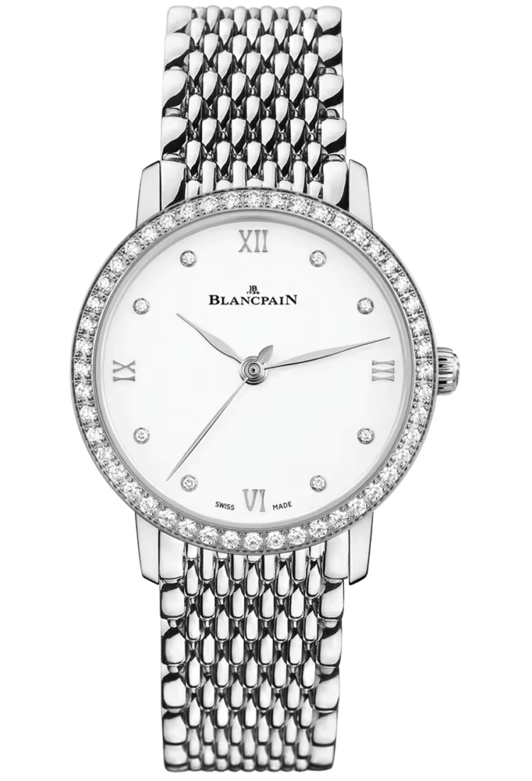 Blancpain Villeret Ultraplate Diamond Mille Mailles Steel Ladies Watch photo 1