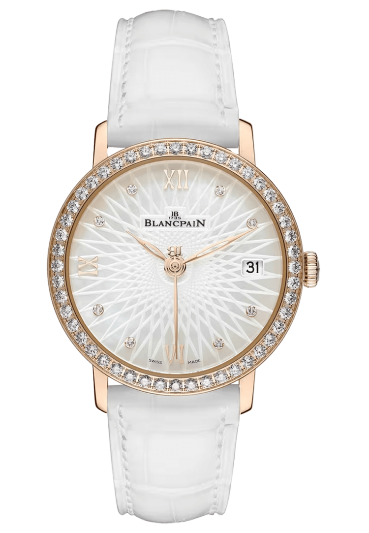 Blancpain Villeret Ultraplate Red Gold Diamond Mother of Pearl Ladies Watch photo 1