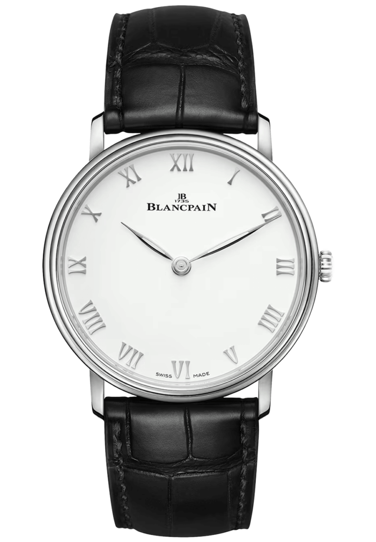 Blancpain Villeret Ultraplate Steel Ultra-Slim Black Alligator Men’s Watch photo 1