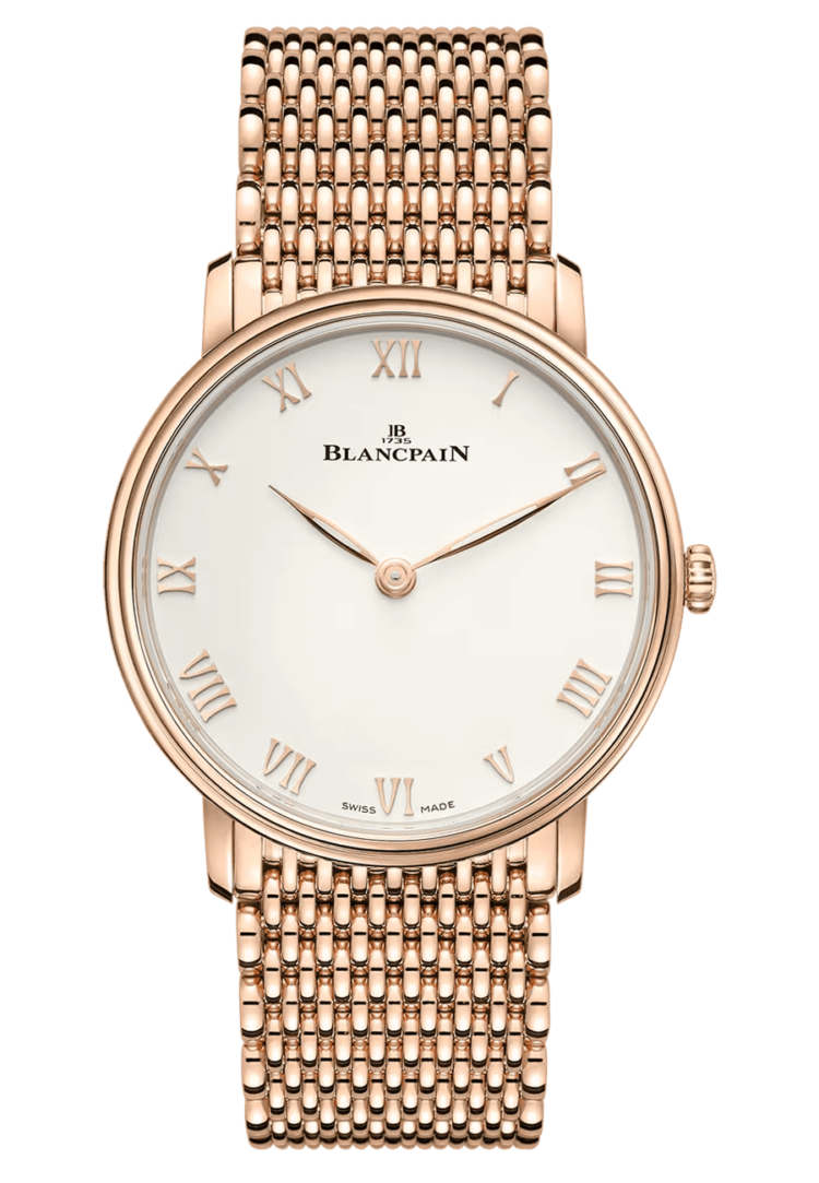 Blancpain Villeret Ultraplate Red Gold Mille Mailles Ultra-Slim Men's Watch photo 1