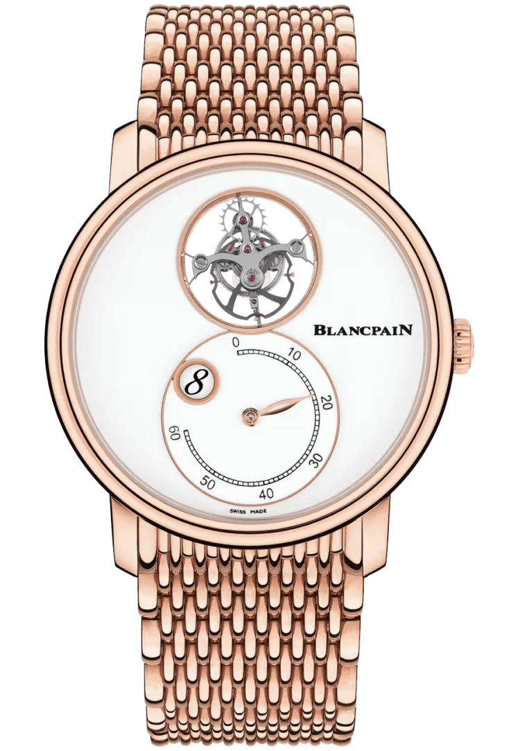 Blancpain Villeret Tourbillon Heure Sautante Minutes Retrograde Men's Watch photo 1