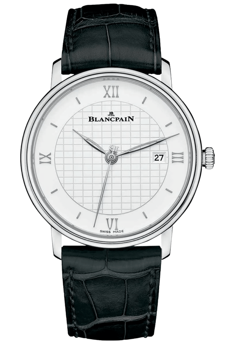 Blancpain Villeret Ultraplate Date 40mm White Graph Black Alligator Men's Watch photo 1
