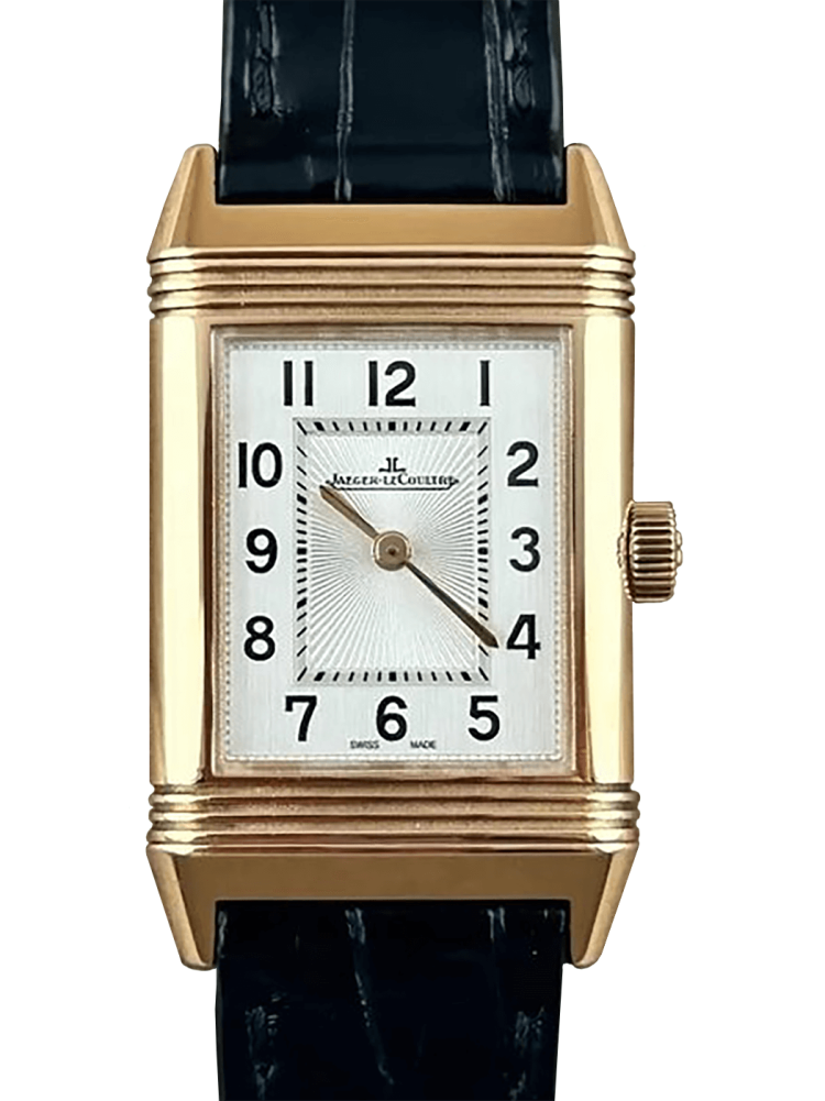 Jaeger-LeCoultre Reverso Classic Small Monoface Pink Gold Alligator Ladies Watch photo 1