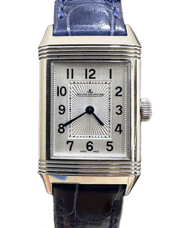 Jaeger-LeCoultre Reverso Classic Small Monoface Blue Alligator Ladies Watch photo 1