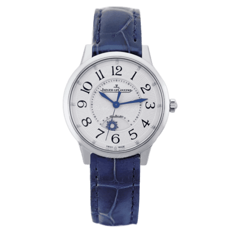 Jaeger-LeCoultre Rendez-Vous Classic Night & Day Steel Blue Alligator Ladies Watch Q3448410