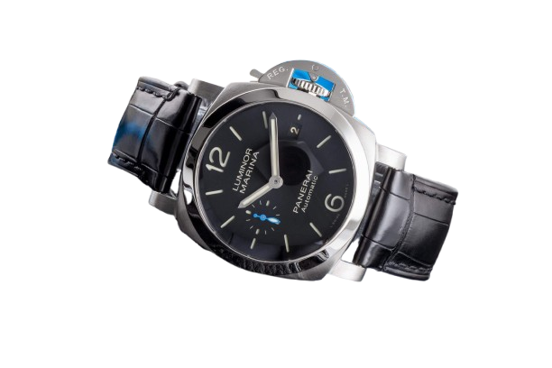 Panerai Luminor Quaranta 40mm Brushed Steel Black Alligator Men’s Watch PAM01372