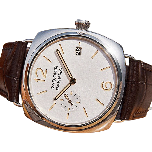 Panerai Radiomir Quaranta 40mm Polished Steel Espresso Alligator Men’s Watch PAM01292