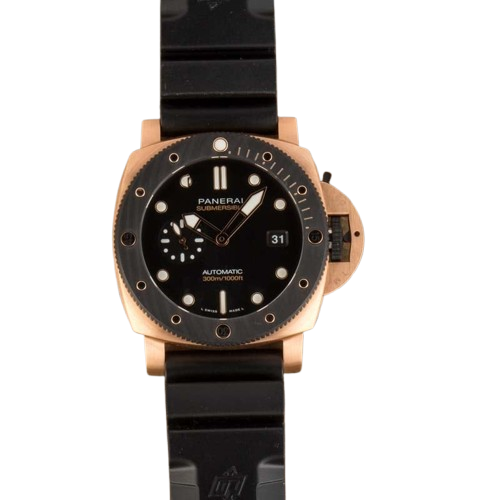 Panerai Submersible QuarantaQuattro Goldtech Orocarbo Men’s Watch PAM02070