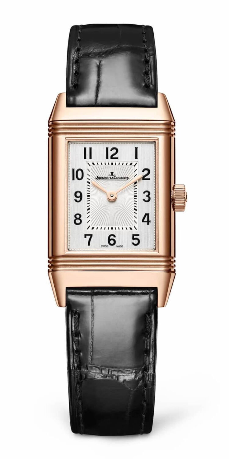 Jaeger-LeCoultre Reverso Classic Small Monoface Pink Gold Alligator Ladies Watch photo 1