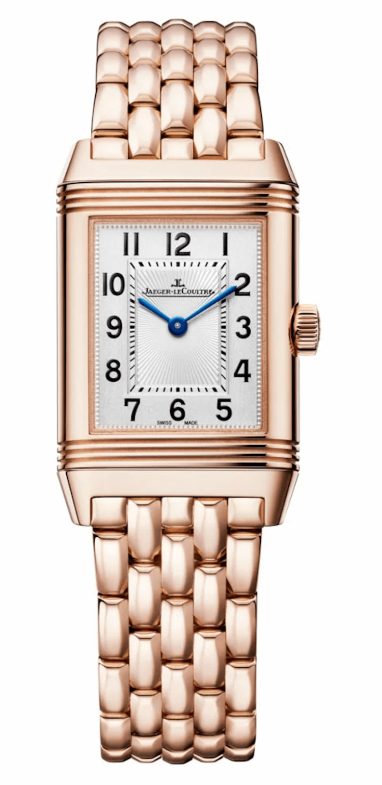 Jaeger-LeCoultre Reverso Classic Small Duetto Pink Gold Diamond Ladies Watch photo 1