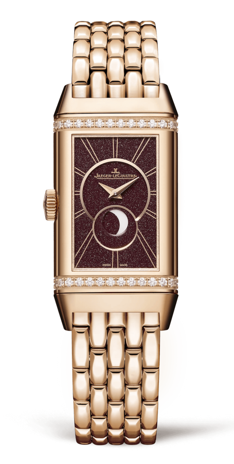Jaeger-LeCoultre Reverso One Duetto Moon Pink Gold Diamond Ladies Watch photo 1