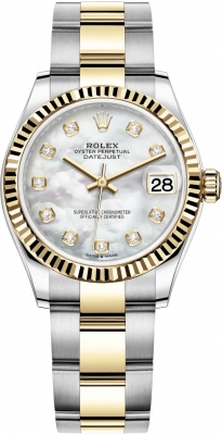 ROLEX Datejust 31mm Stainless Steel and Yellow Gold - photo