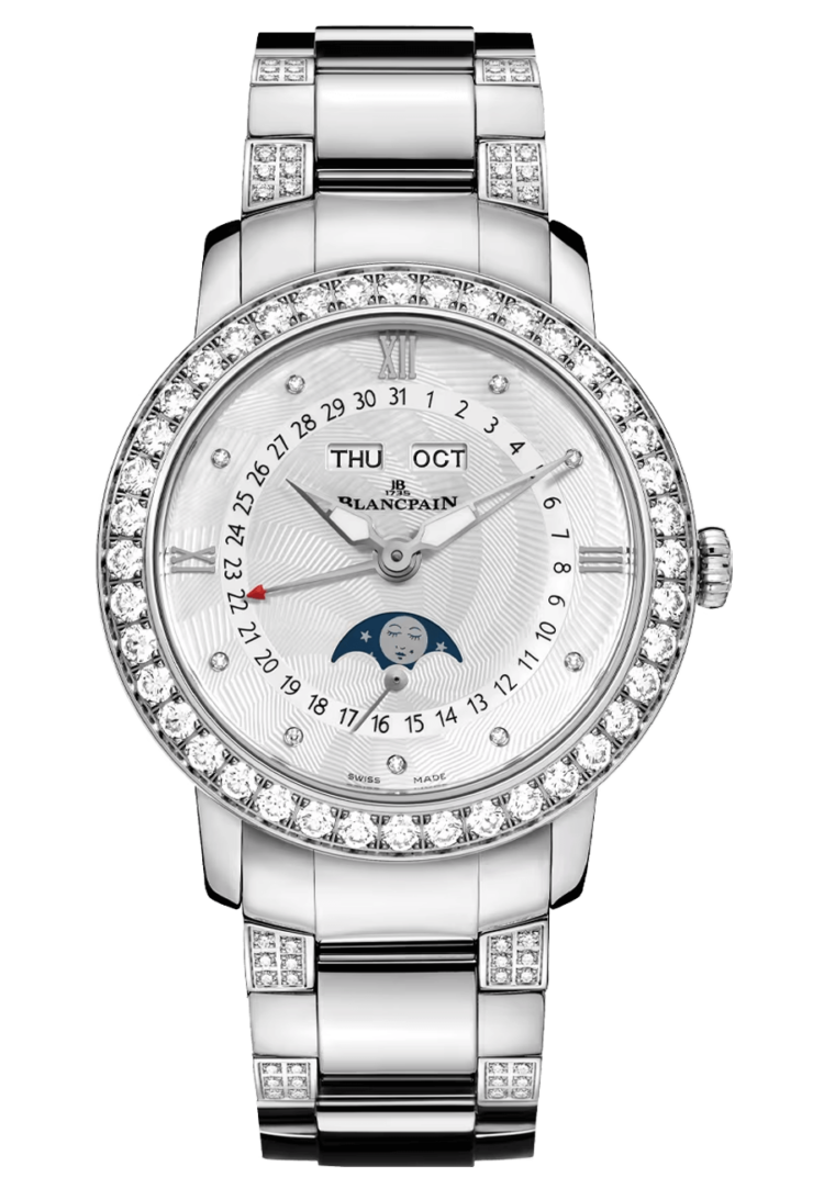 Blancpain Ladybird Quantieme Complet Steel Diamonds Ladies Watch photo 1