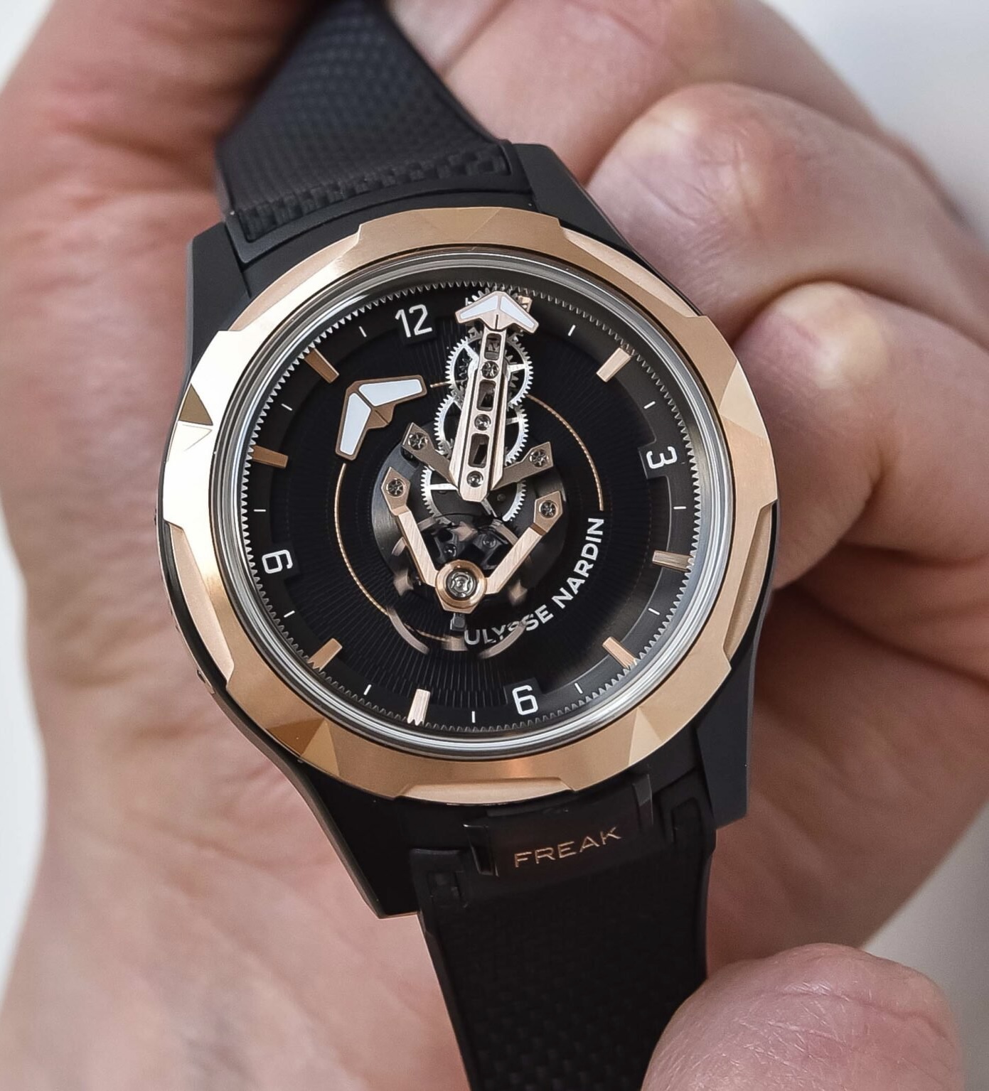 Ulysse Nardin Freak ONE 44mm Black Titanium Rose Gold Men’s Watch