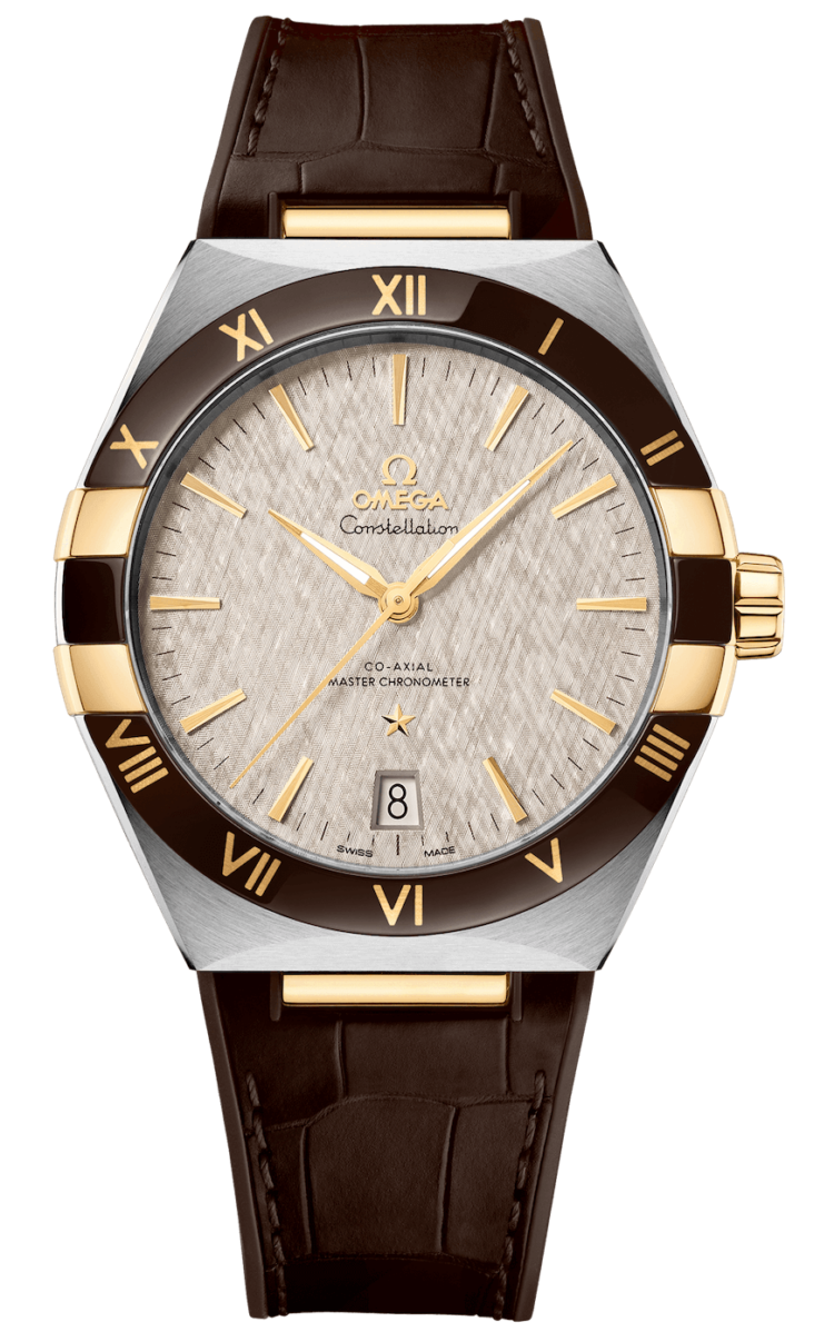 Omega Constellation Co-Axial Master Chronometer 41mm Steel Yellow Gold Rhodium Brown Men's Watch photo 1
