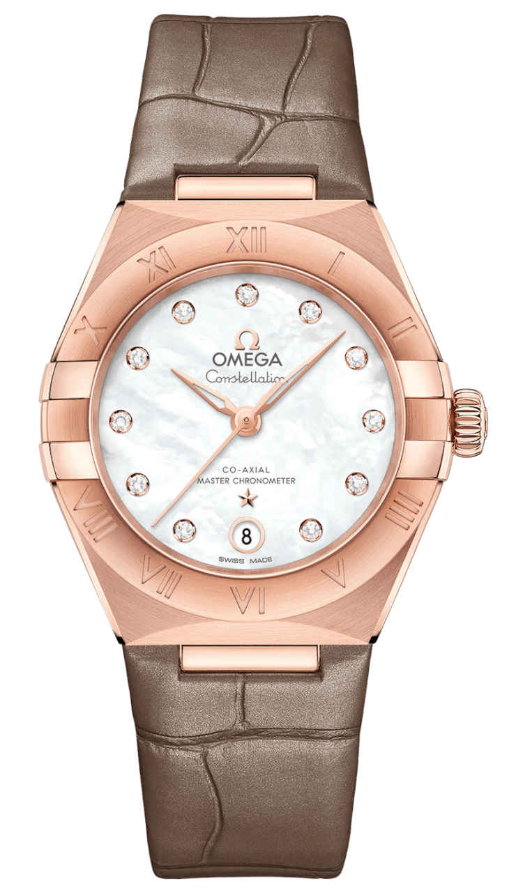 Omega Constellation Co-Axial Master Chronometer 29mm Sedna Gold Taupe Ladies Watch photo 1