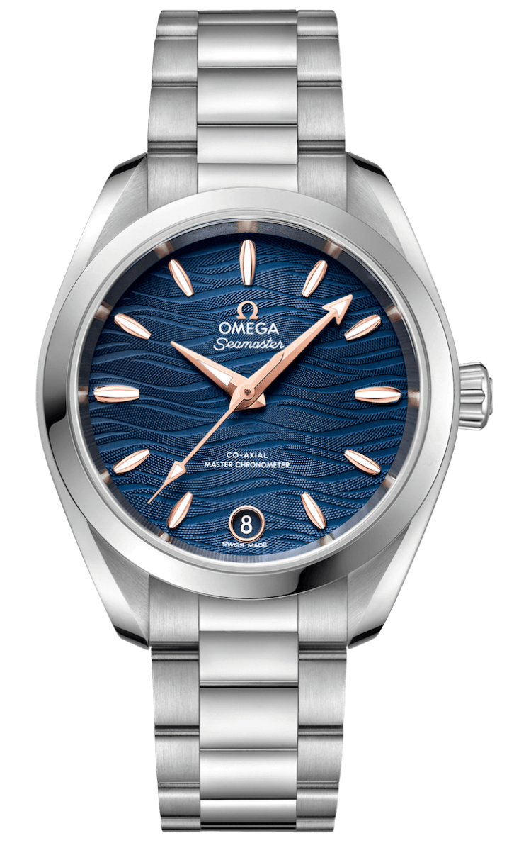 Omega Seamaster Aqua Terra 150M Co-Axial Master Chronometer 34mm Steel Blue Ladies Watch photo 1