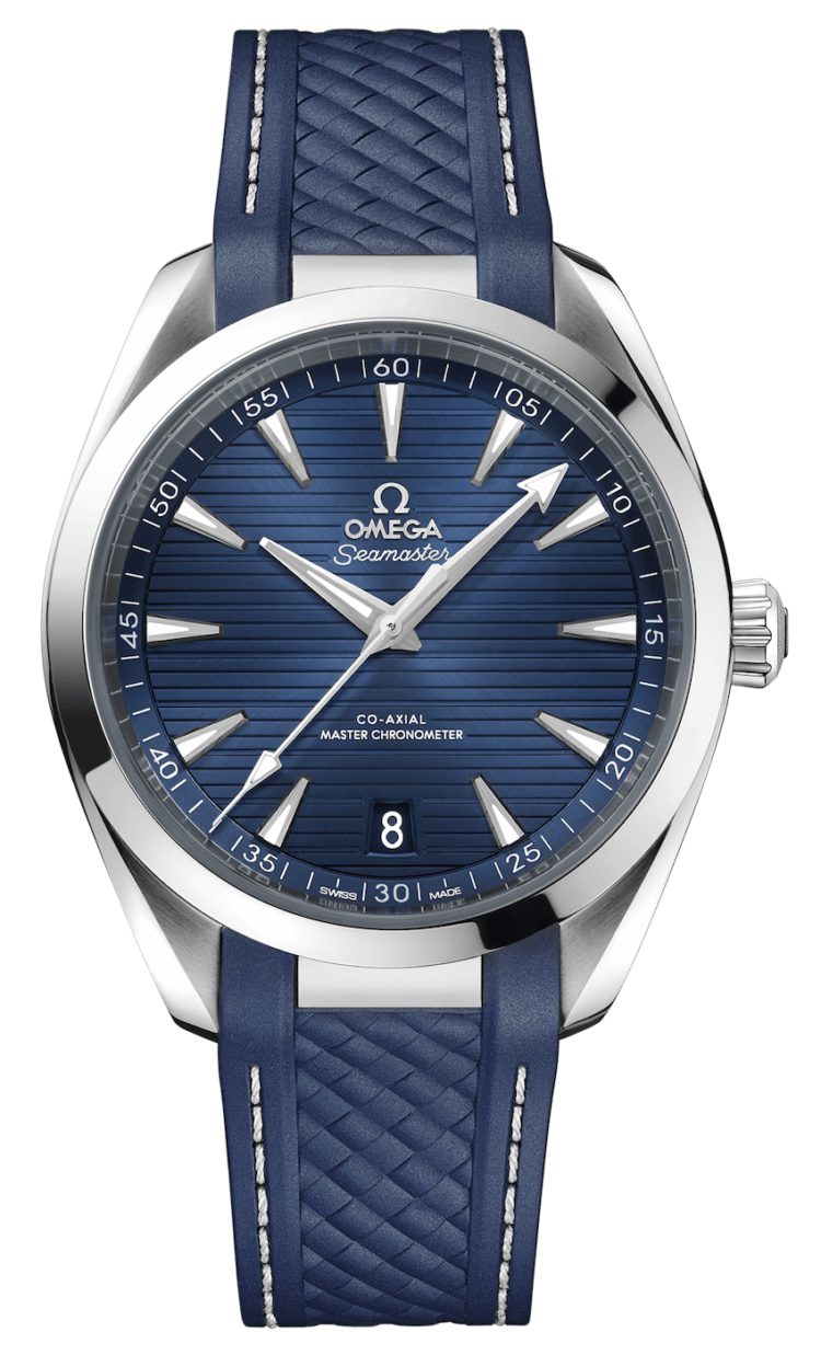 Omega Seamaster Aqua Terra 150M Co-Axial Master Chronometer 41mm Blue Teak Men's Watch photo 1
