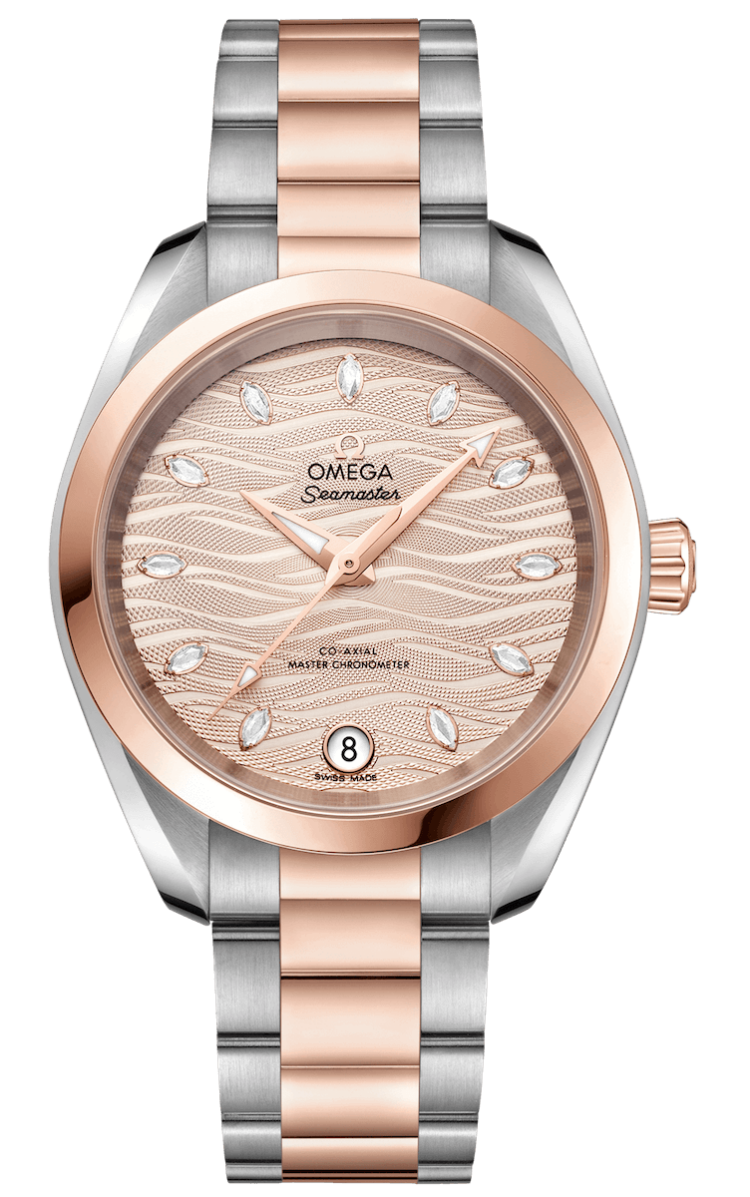 Omega Seamaster Aqua Terra 150M Co-Axial Master Chronometer 34mm Sedna Gold Steel Ladies Watch photo 1