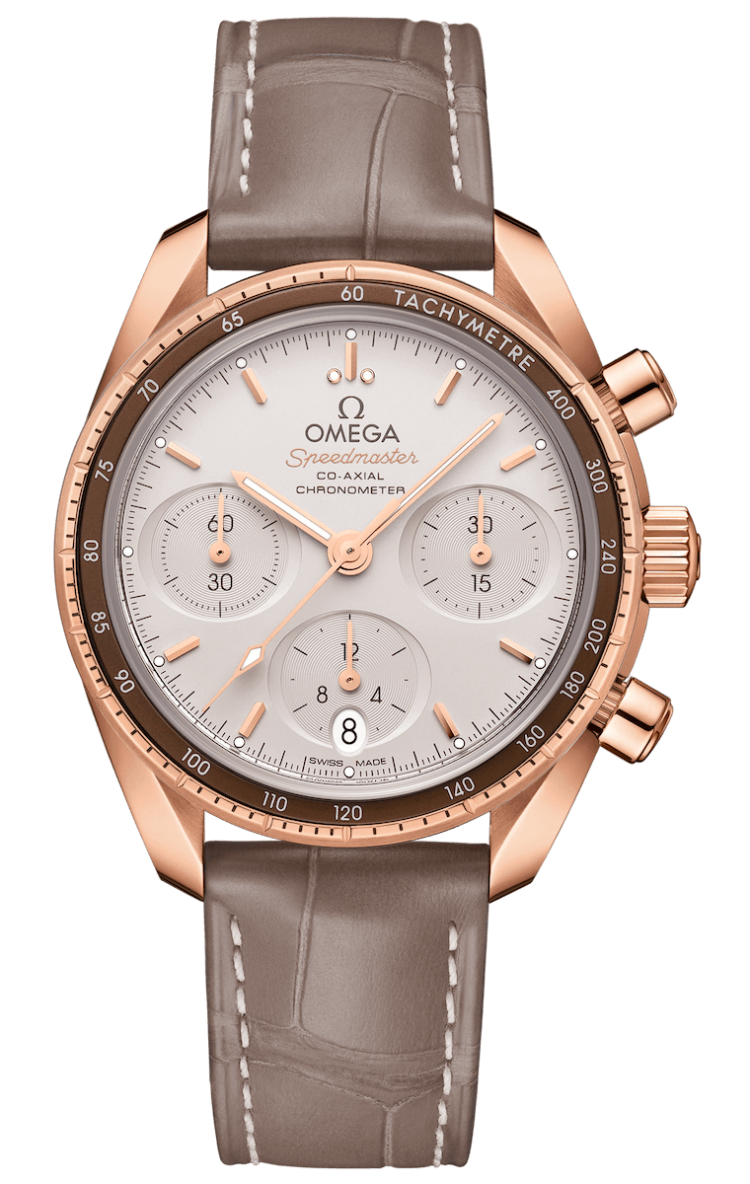 Omega Speedmaster 38 Co-Axial Chronometer Chronograph Sedna Gold Cappuccino Unisex Watch photo 1