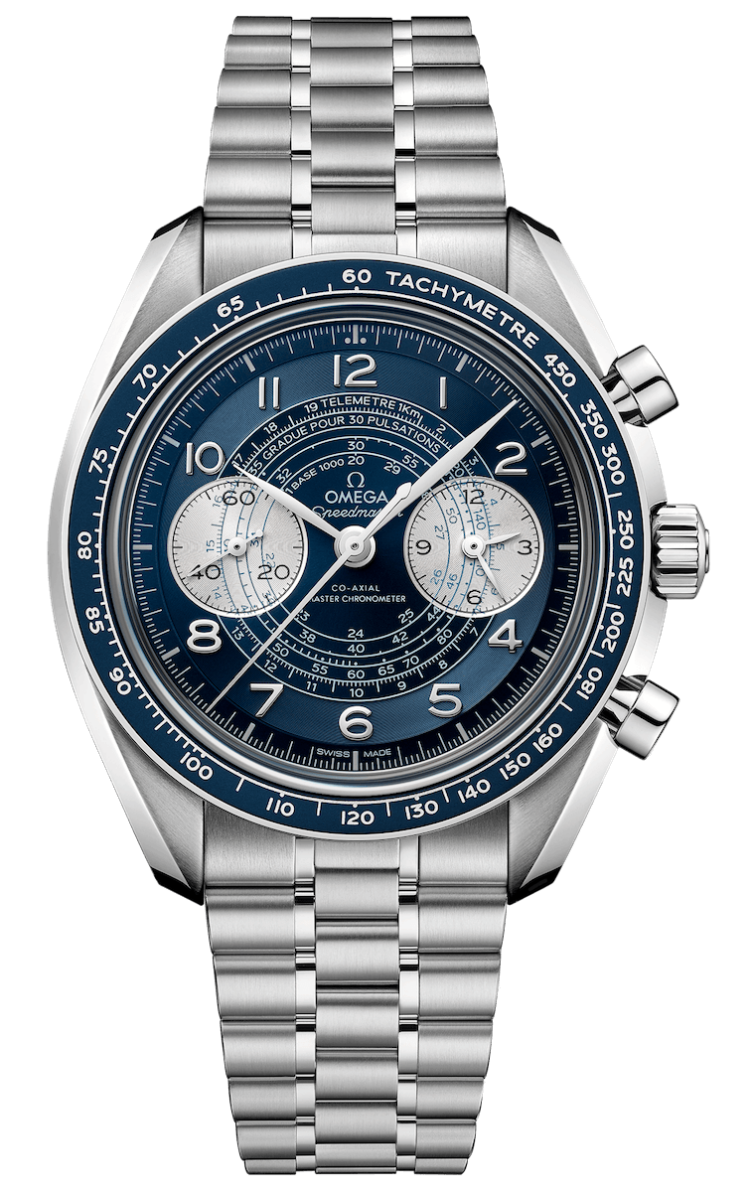 Omega Speedmaster Chronoscope Co-Axial Master Chronometer Chronograph 43mm Steel Blue Men's Watch photo 1