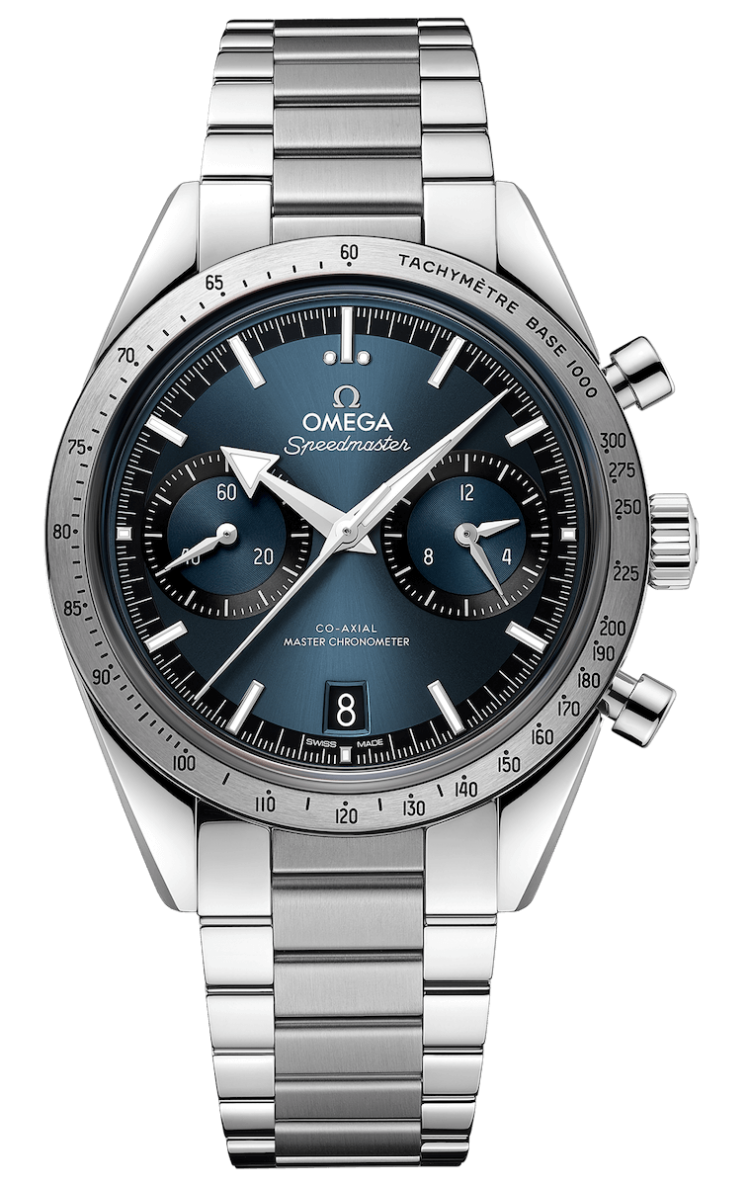 Omega Speedmaster '57 Co-Axial Master Chronometer Chronograph Steel Blue Men's Watch photo 1