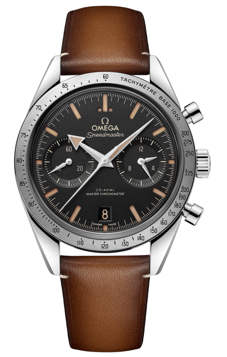 Omega Speedmaster '57 Co-Axial Master Chronometer Chronograph Leather Men's Watch photo 1