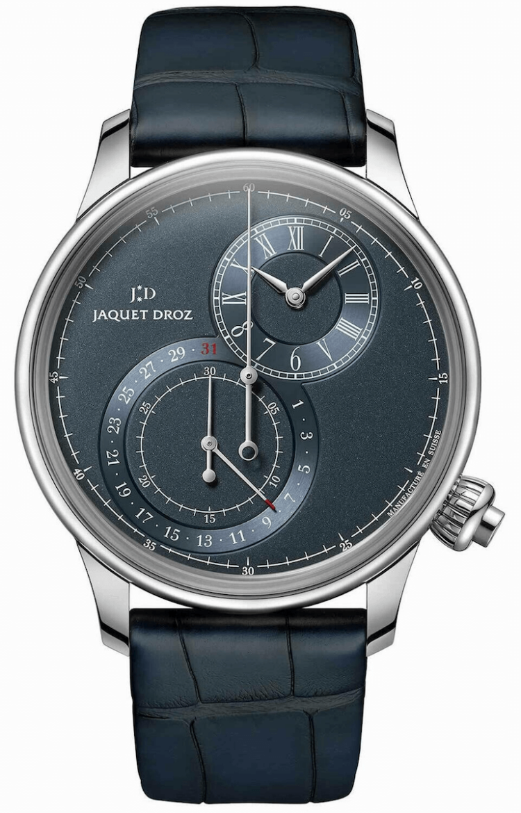 Jaquet Droz Grande Seconde Off-Centered Chronograph Blue 43mm Men's Watch photo 1