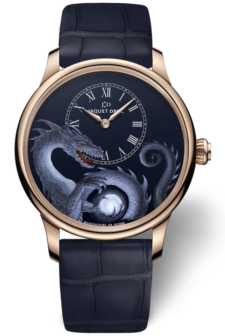 Jaquet Droz Petite Heure Minute Dragon John Howe Red Gold Limited Edition Men's Watch photo 1