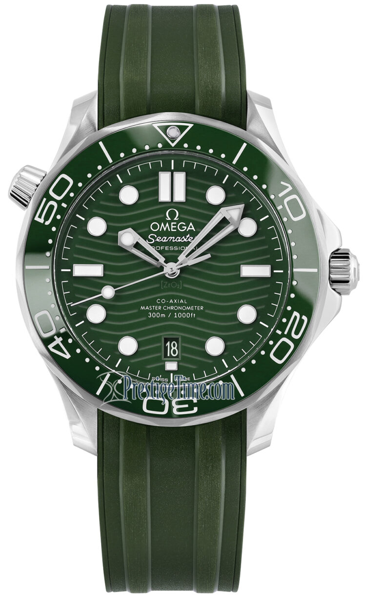 Omega Seamaster Green Diver 300M Co-Axial Master Chronometer Men's Watch photo 1