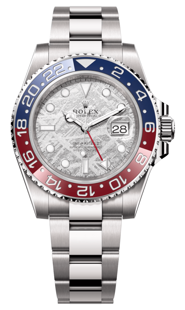 Rolex Oyster Perpetual GMT-Master II 40mm Meteorite White Gold Men's Watch photo 1