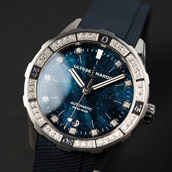 Ulysse Nardin Diver Starry Night 39mm Blue Aventurine Ladies Watch