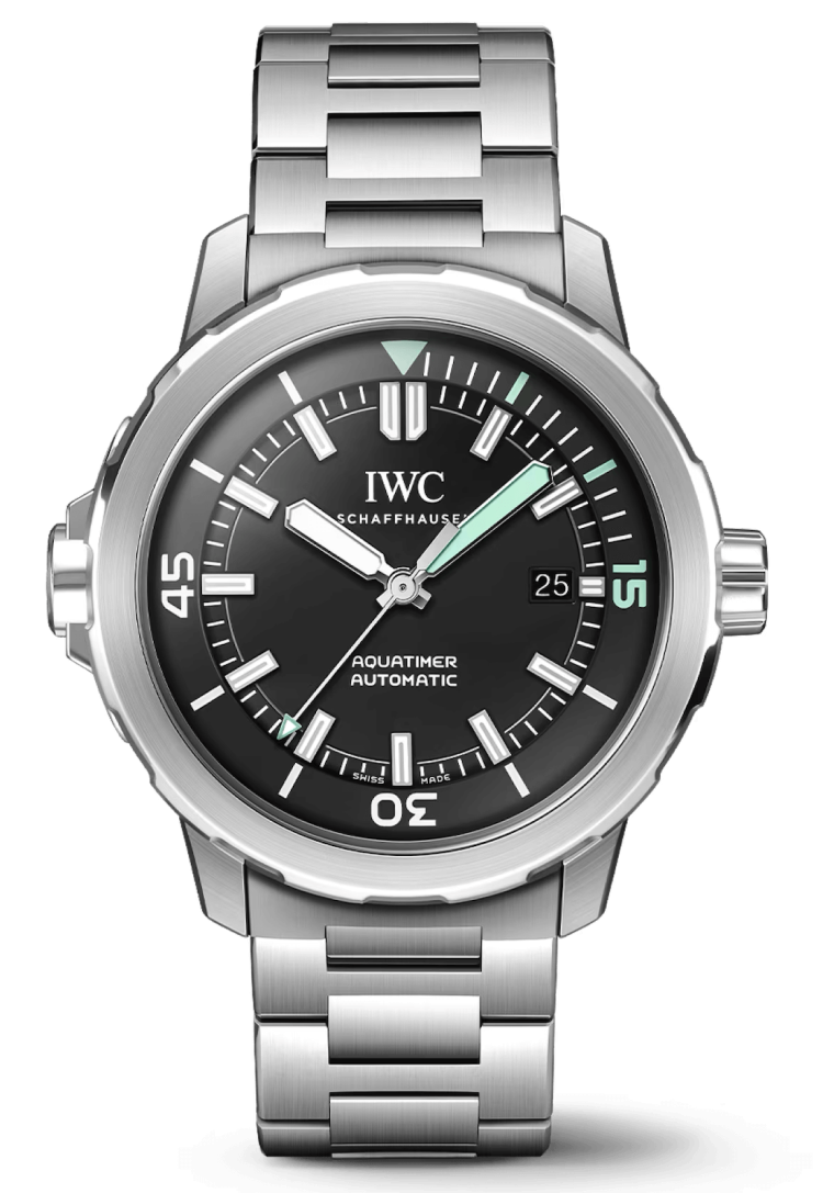 IWC Aquatimer Automatic Black Stainless Steel Men's Watch photo 1