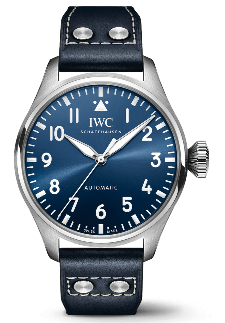 IWC Big Pilot's Watch 43 Stainless Steel Blue Calfskin Men's Watch photo 1