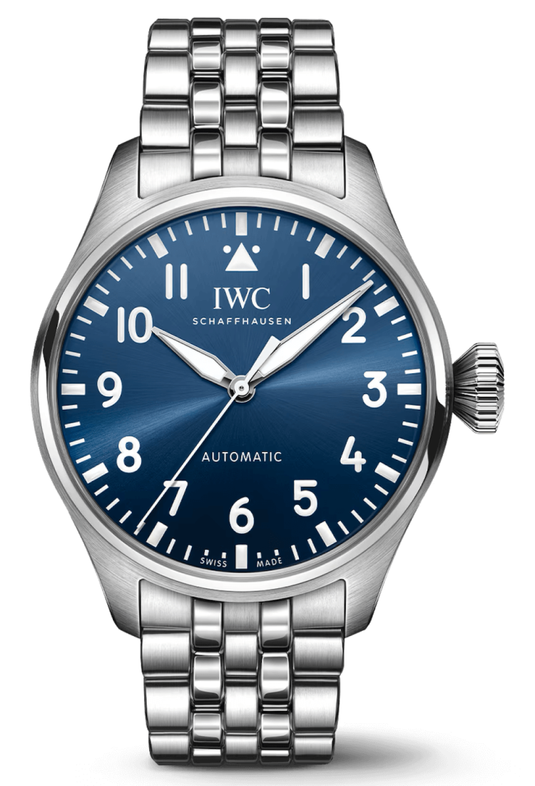 IWC Big Pilot's Watch 43 Luminescent Blue Stainless Steel Men's Watch photo 1