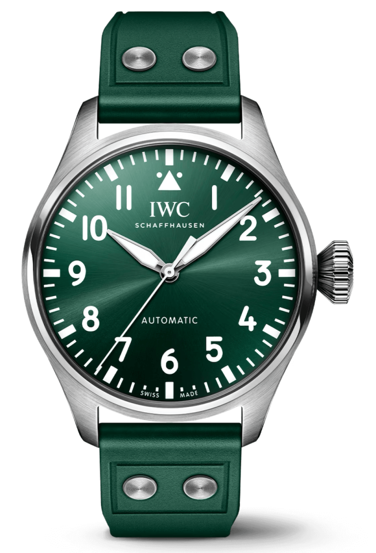 IWC Big Pilot's Watch 43 Stainless Steel Green Rubber Men's Watch photo 1