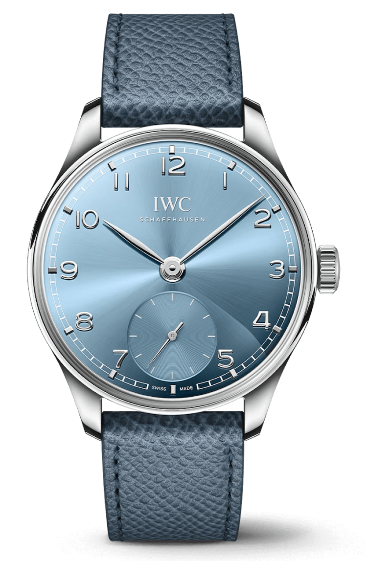 IWC Portugieser Automatic 40 White Gold Light Blue Calfskin Men's Watch photo 1