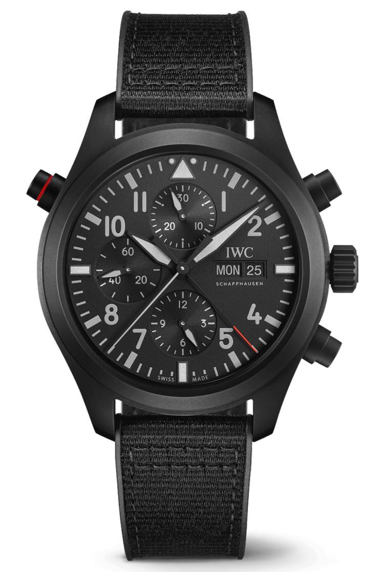 IWC Pilot's Watch Double Chronograph Top Gun Ceratanium Men's Watch photo 1