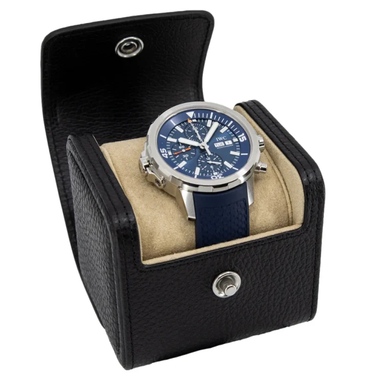 IWC Aquatimer Chronograph Steel Blue Rubber Men's Watch photo 1