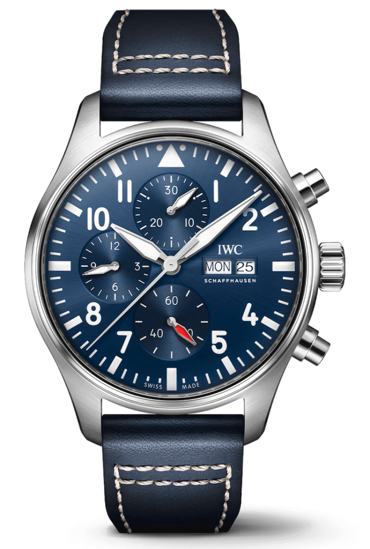 IWC Pilot's Watch Chronograph 43 Steel Blue Calfskin Men's Watch photo 1