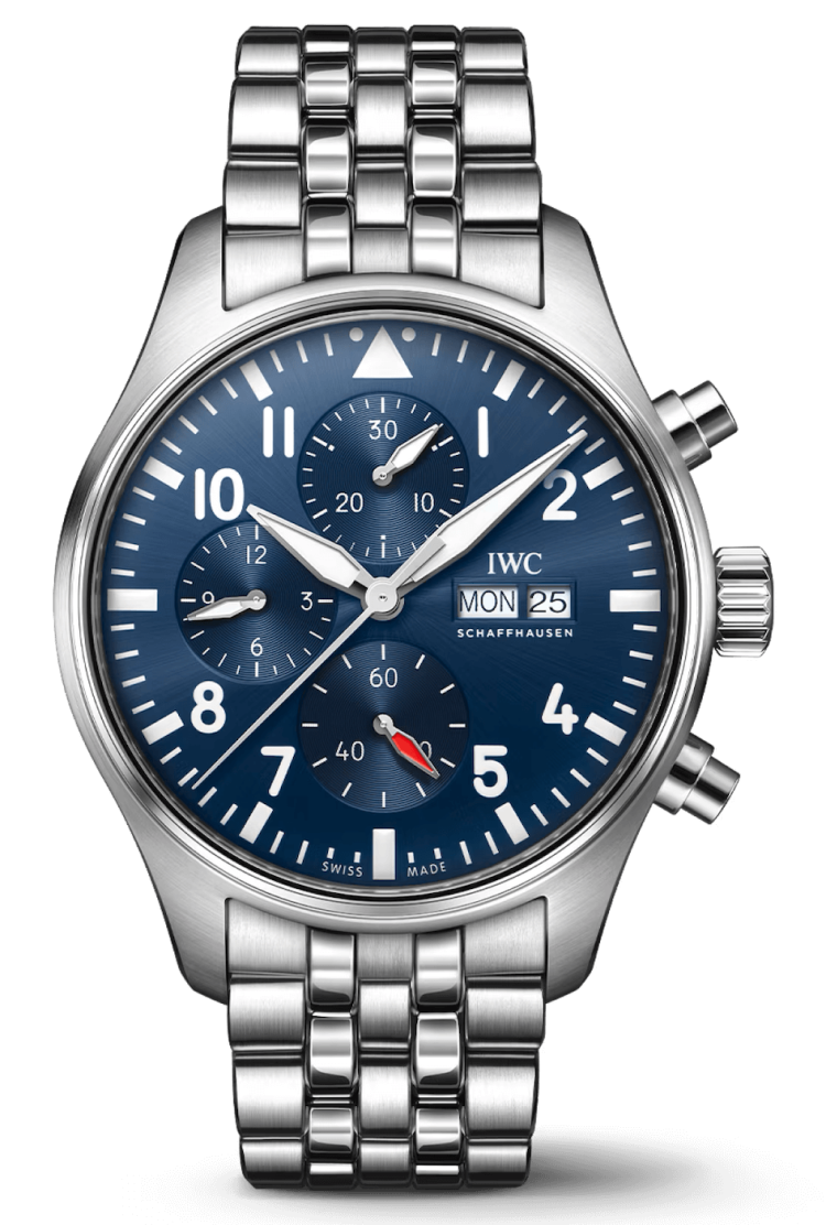 IWC Pilot's Watch Chronograph 43 Blue Stainless Steel Men's Watch photo 1