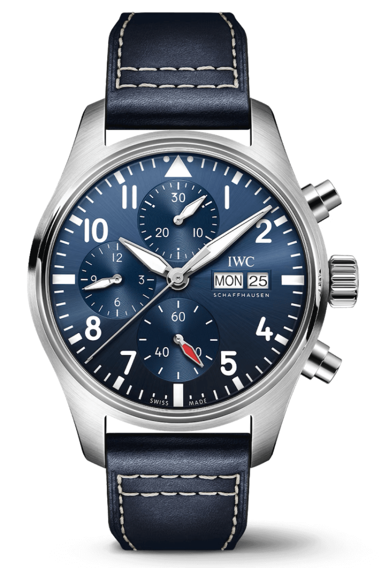 IWC Pilot's Watch Chronograph 41 Steel Blue Calfskin Men's Watch photo 1