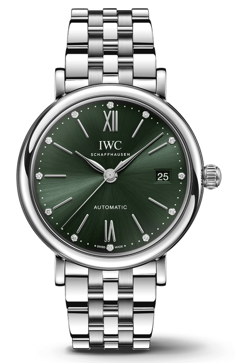 IWC Portofino Automatic 37 Green Stainless Steel Unisex Watch photo 1