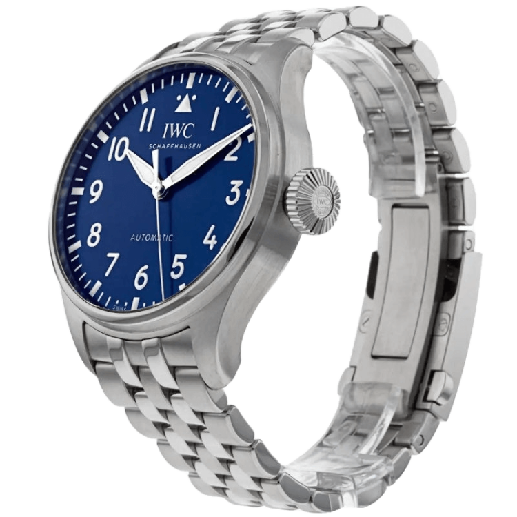 IWC Big Pilot's Watch 43 Luminescent Blue Stainless Steel Men's Watch photo 1