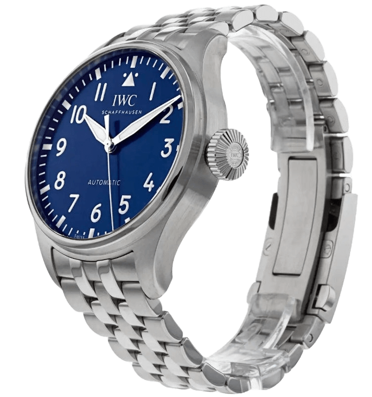 IWC Big Pilot’s Watch 43 Luminescent Blue Stainless Steel Men’s Watch