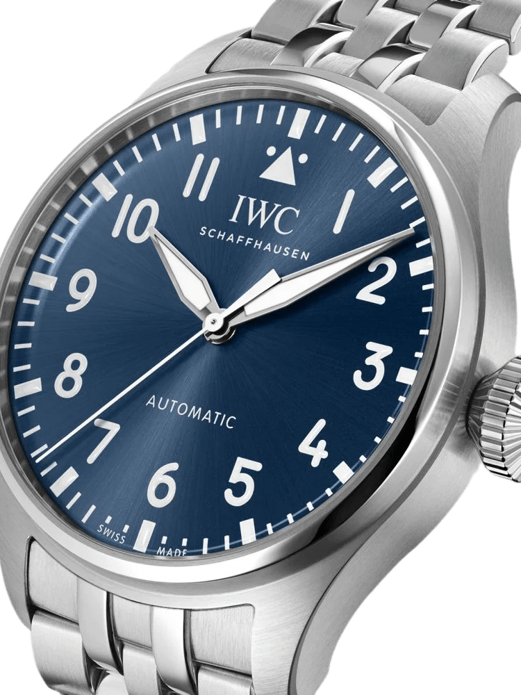 IWC Big Pilot’s Watch 43 Luminescent Blue Stainless Steel Men’s Watch