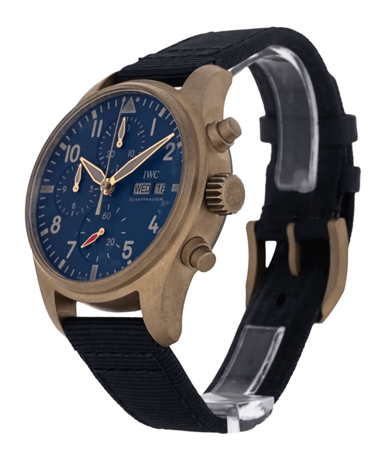 IWC Pilot's Watch Chronograph 41 Bronze Blue Textile Men's Watch photo 1