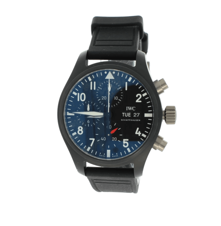 IWC Pilot's Watch Chronograph 41 Top Gun Black Rubber Men's Watch photo 1