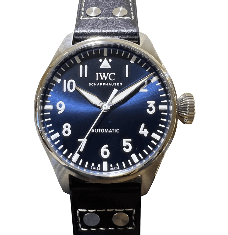 IWC Big Pilot's Watch 43 Stainless Steel Blue Calfskin Men's Watch photo 1