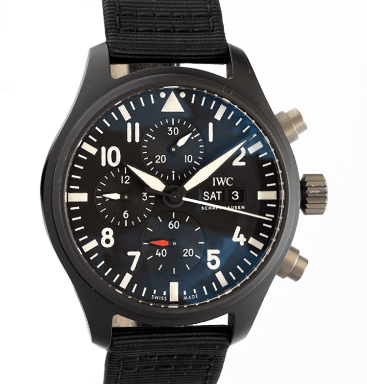 IWC Pilot's Watch Chronograph Top Gun Black Textile Men's Watch photo 1